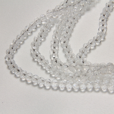 6mm Basık Dizi Kristal 10 Dizi - Saydam - 1