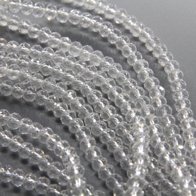 6mm Basık Dizi Kristal 10 Dizi - Saydam - 2