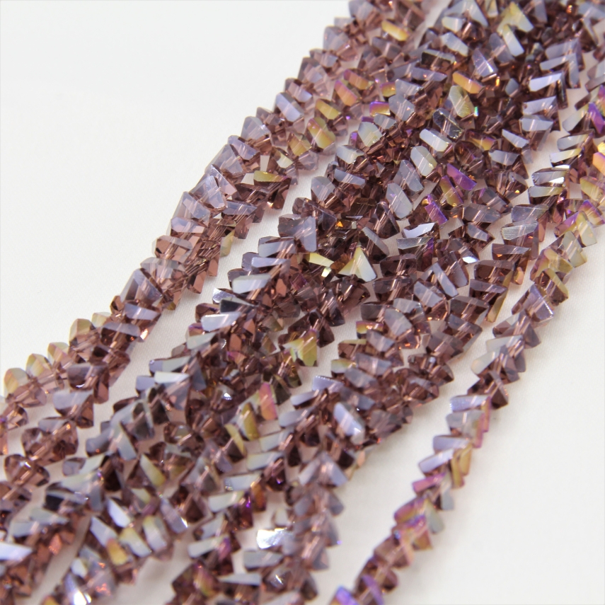 6mm Çapraz (Üçgen) Dizi Kristal Renkleri - 6