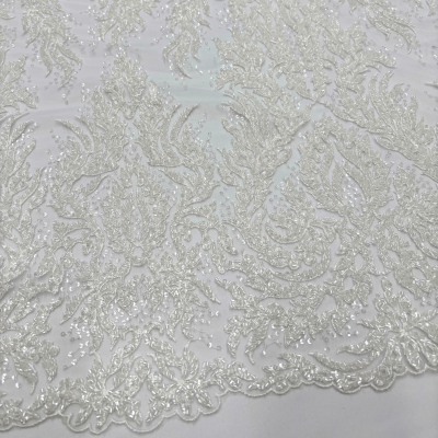 Boncuklu Nakışlı Dantel - 3